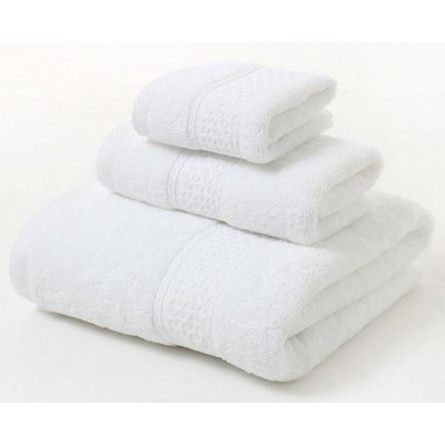 7006  Luxury bath Towel Set 100%  cotton bath towel soft and super absorbent 12colors Bathroom 3-Piece Towel Set